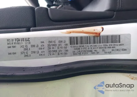 2019 Jeep Grand Cherokee High Altitude 4X4 z USA, uszkodzony, nr VIN 1C4RJFCG3KC593466